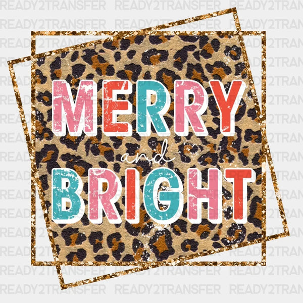 Merry and Bright DTF Transfer