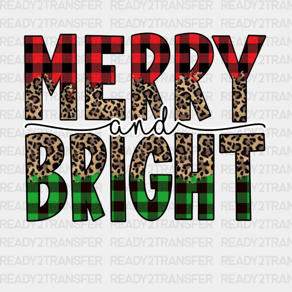 Merry And Bright Leo Dtf Transfer