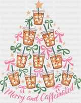 Merry And Caffeinated - Christmas DTF Transfer