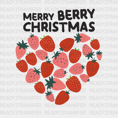 Merry Berry Christmas Dtf Transfer