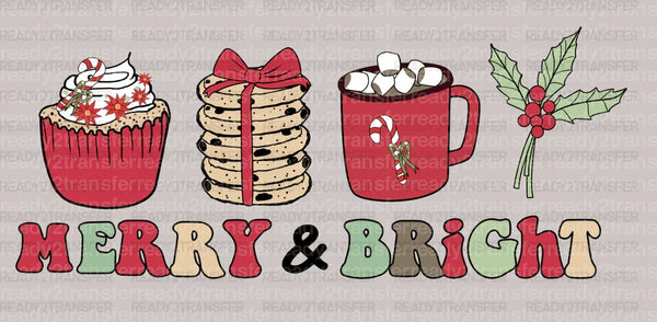 MERRY & BRIGHT DTF Transfer