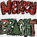 MERRY BRIGHT DTF Transfer ready2transfer White