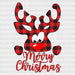 Merry Christmas Baby Deer DTF Transfer ready2transfer Black
