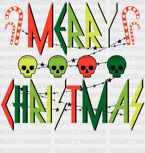 Merry Christmas Candy DTF Transfer