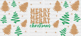Merry Christmas - Cup Wrap Uv Sticker Permanent Dtf Decal