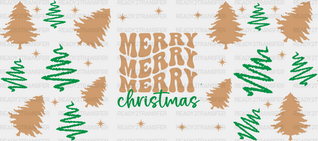 Merry Christmas - Cup Wrap Uv Sticker Permanent Dtf Decal