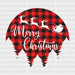 Merry Christmas Deers DTF Transfer ready2transfer Lined