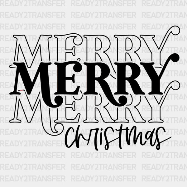 MERRY MERRY CHRISTMAS DTF Transfer