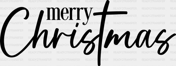 Merry Christmas DTF Transfer
