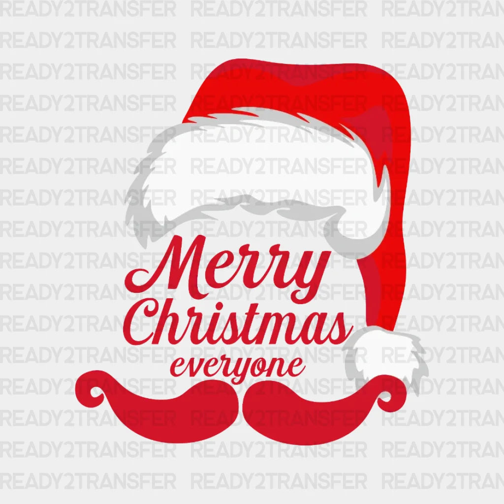Merry Christmas Everyone Dtf Transfer