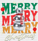 Merry Christmas Green Red Yellow - Christmas DTF Transfer ready2transfer