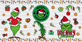 Merry Christmas Grinch - Cup Wrap Uv Sticker Permanent Dtf Decal