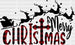 Merry Christmas Ho Ho DTF Transfer ready2transfer Black