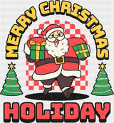 Merry Christmas Holiday - Christmas DTF Transfer ready2transfer