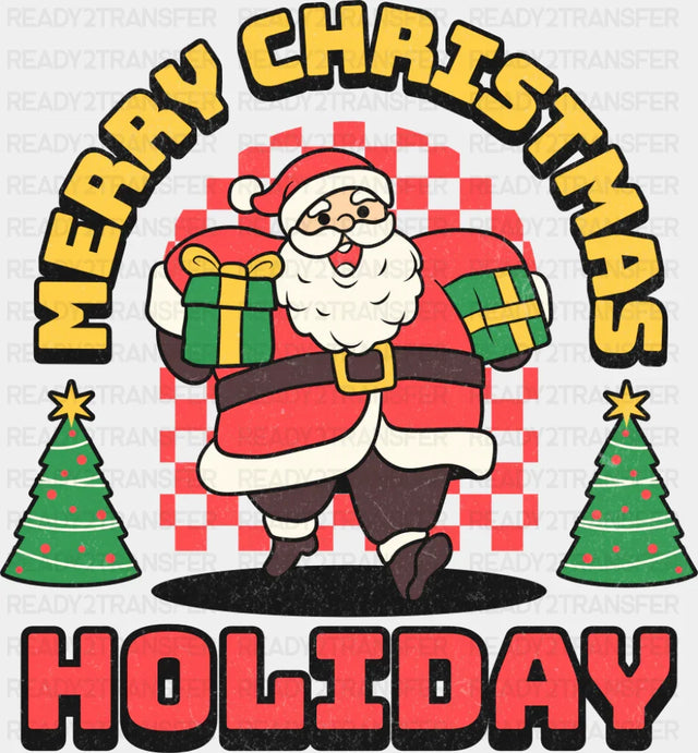 Merry Christmas Holiday - Christmas DTF Transfer ready2transfer