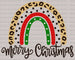 Merry Christmas Leo DTF Transfer ready2transfer Black
