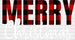 Merry Christmas Red And Black Effect DTF Transfer ready2transfer White
