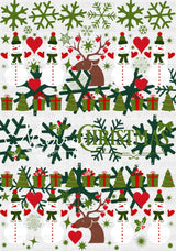 Merry Christmas Snowmen & Reindeers - Christmas DTF Transfer