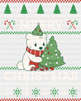 Merry Christmas Trees - Christmas DTF Transfer ready2transfer