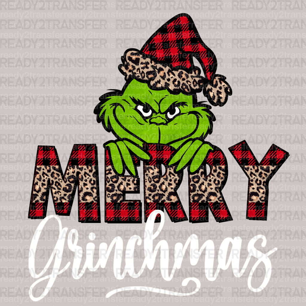 Merry Grinchmas DTF Transfer - ready2transfer