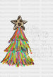 Merry Night Star DTF Transfer ready2transfer White