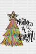 Merry Night Star DTF Transfer ready2transfer Black