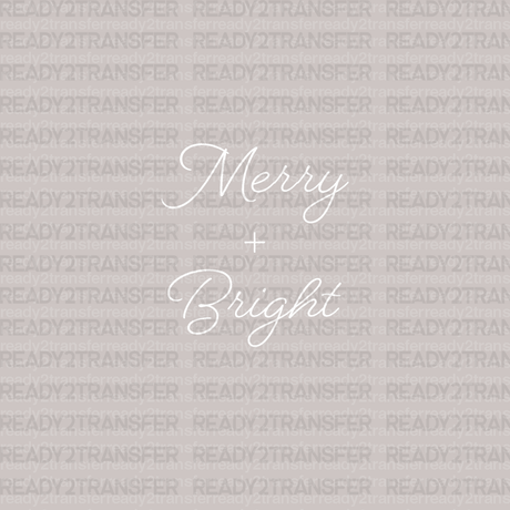 Merry plus Bright DTF Transfer - ready2transfer