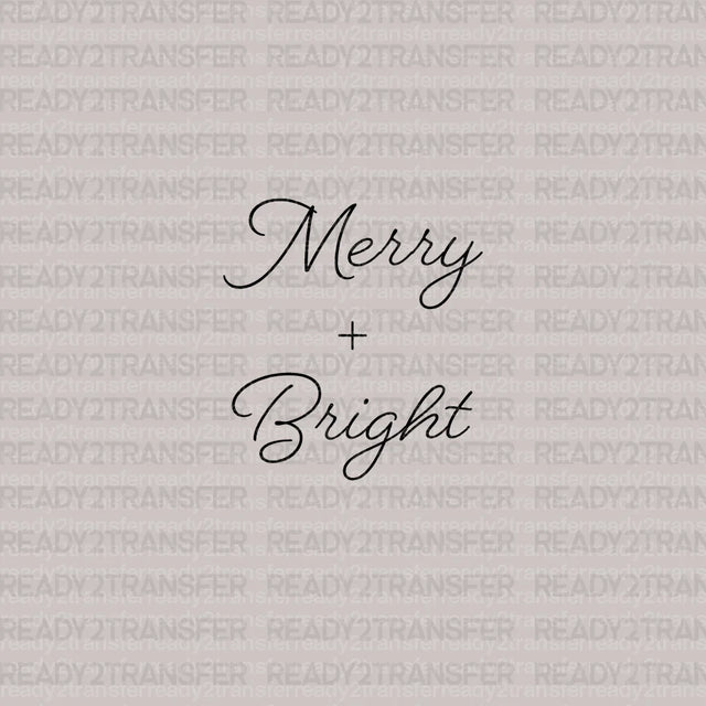 Merry plus Bright DTF Transfer - ready2transfer