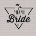 MIAMI Bride FL DTF Transfer ready2transfer Black