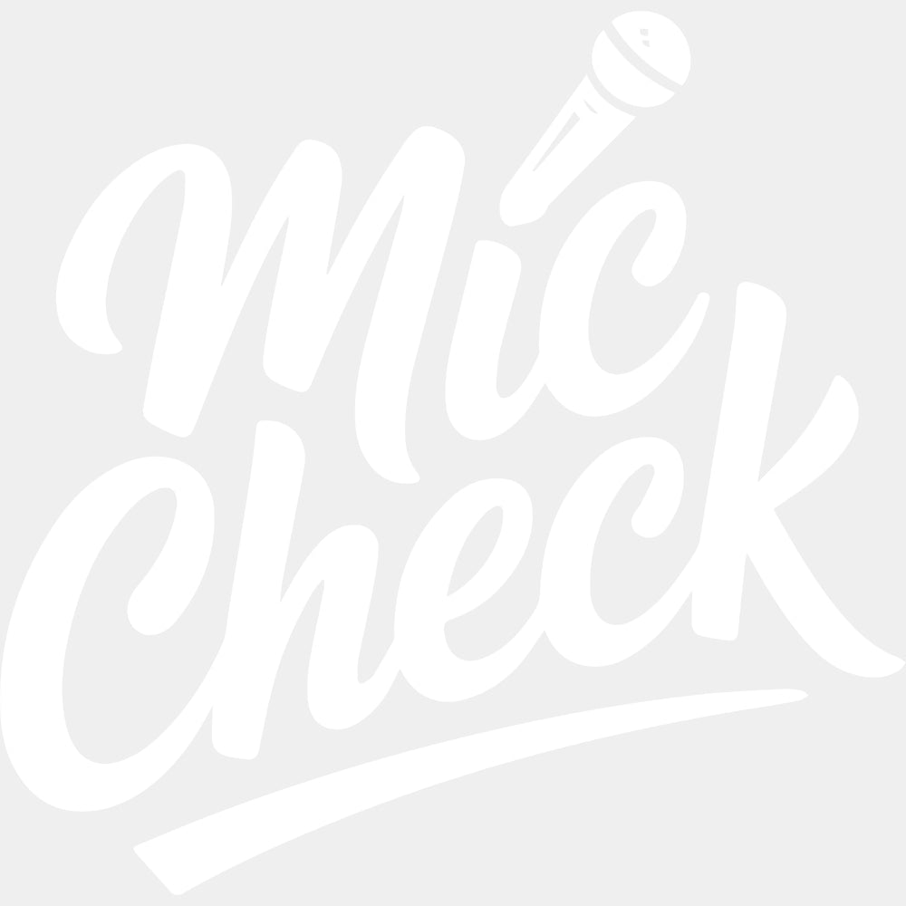 Mic Check - Music DTF Transfers ready2transfer Light Color Design (See Imaging)