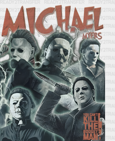 Michael Myers Boogey Man - Halloween Iron On Dtf Transfer