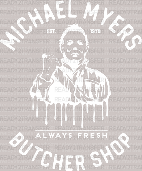 MICHAEL MYERS BUTCHER SHOP DTF Transfer - ready2transfer