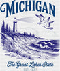 Michigan The Great Lakes State - States & Cities DTF Transfer ready2transfer