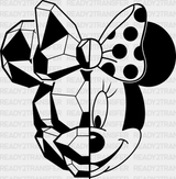 Mickey And Minnie Disney Dtf Transfer Adult Unisex - S & M (10’) /