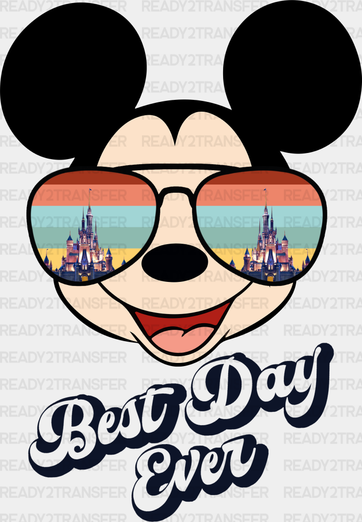 Mickey Best Day Ever Disney Dtf Transfer