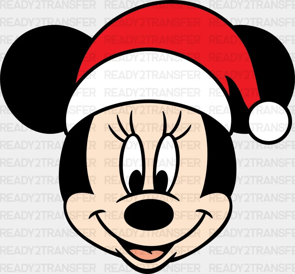 Mickey Christmas Hat Dtf Transfer