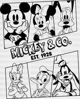 Mickey & Co Dtf Transfer