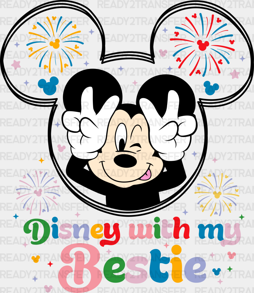 Mickey Best Day Ever Disney Dtf Transfer