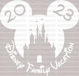 Mickey Family Vacation DTF Heat Transfer, Disney Vacation Design, Mickey Minnie DTF - ready2transfer