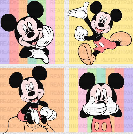 Mickey Gestures Disney Dtf Transfer