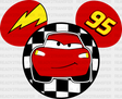 Mickey Head Cars Lightning Mcqueen Disney Dtf Transfer