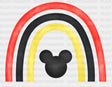 Mickey Head Disney Rainbow Dtf Heat Transfer Vacation Design Minnie