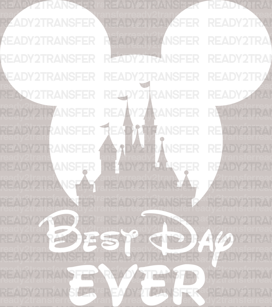 Mickey Minnie Best Day Ever Disney DTF Heat Transfer, Disney Vacation Design, Mickey Minnie DTF - ready2transfer