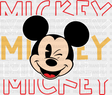 Mickey Winking Disney Dtf Transfer