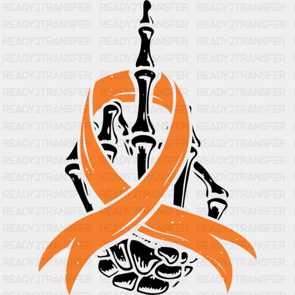 Middle Finger Ribbon - Leukemia DTF Transfers