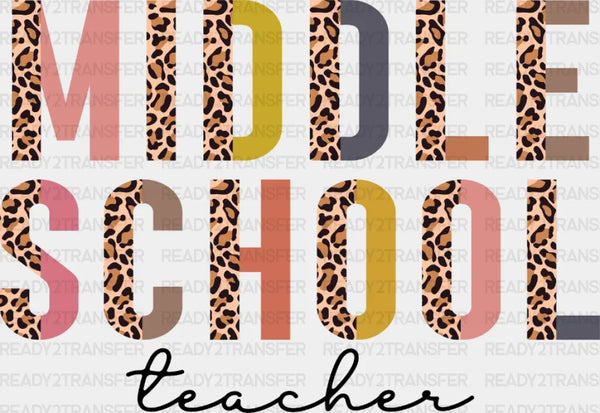 Middle School Teacher DTF Heat Transfer