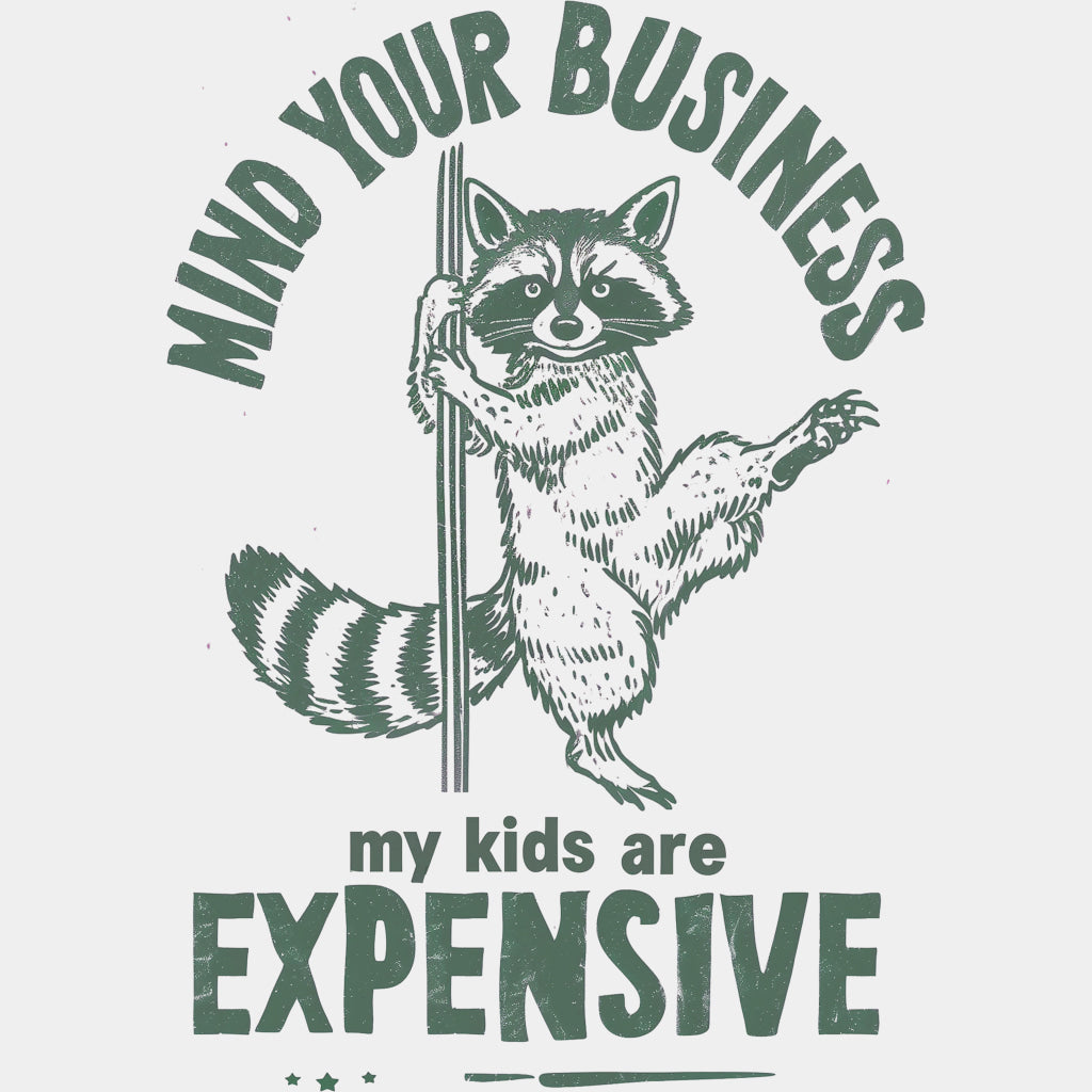 Mind Your Business, Multi Color Design - Parents DTF Transfers ready2transfer Green Color Design (See Imaging)