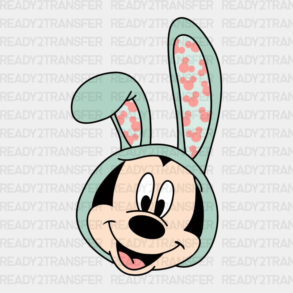 Mini Mouse Rabbit Dtf Transfer