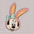 MINI MOUSE RABBIT GIRL DTF Transfer - ready2transfer