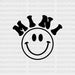 MINI Smile DTF Transfer ready2transfer Black